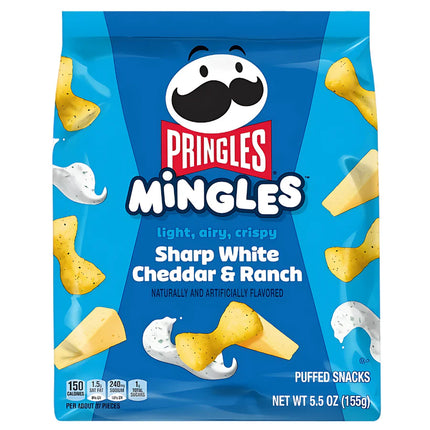 Pringles Mingles - Sharp White Cheddar & Ranch 155g