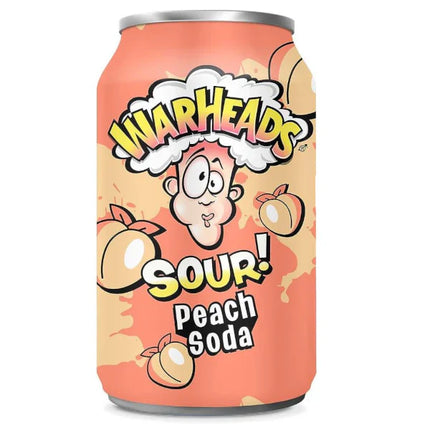 Warheads Sour Peach Soda 355ml